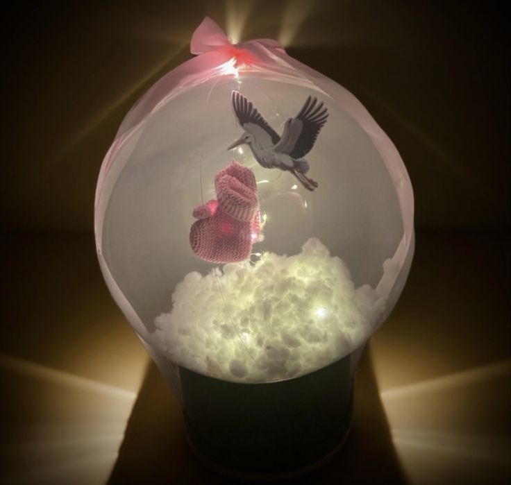 Подарок в шаре/баблс шар