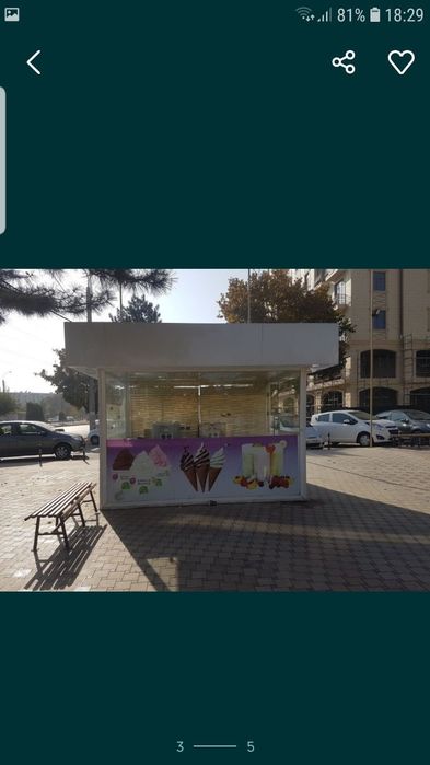 Готовые будки для продажи мороженого, фаст фуда, лаваша, и др.