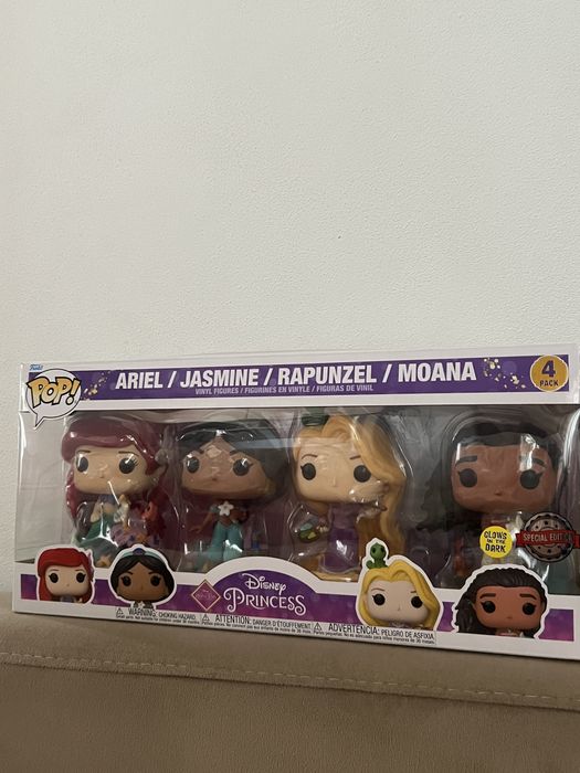 Funko pop ( disney princess) 4 pcs