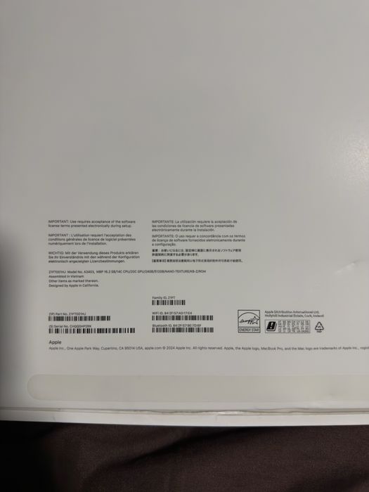 Apple MacBook Pro M4 16’