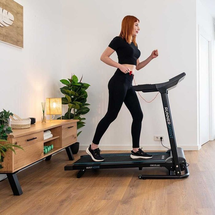 Сгъваема бягаща пътека DrumFit WayHome 1200 Sprint с мотор 600 W