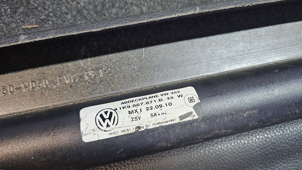 Rulou portbagaj Volkswagen Golf 6