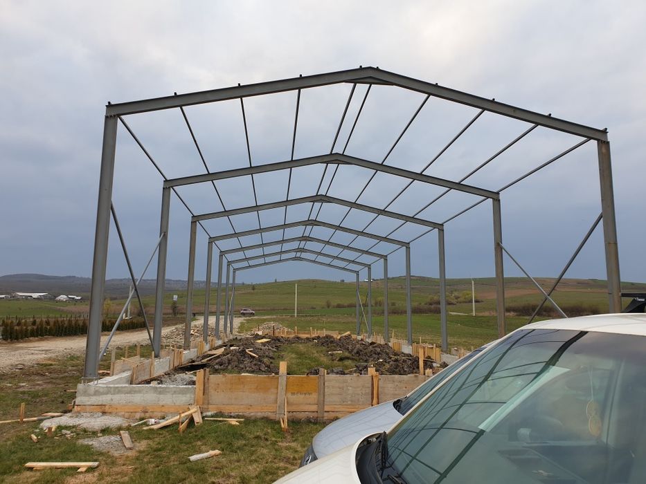 Schimb URGENT structura hala metalica cu materiale de construcții