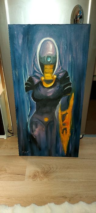 Рисувана картина на жена циклоп Bast