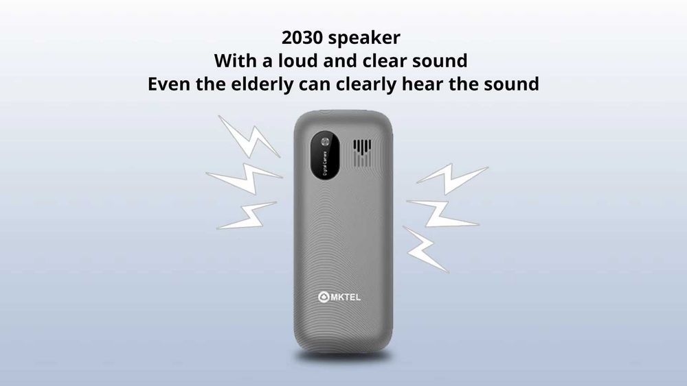 Telefon Mobil MKTEL, 800mAh, Micro Usb, Simplu, Elegant, Negru