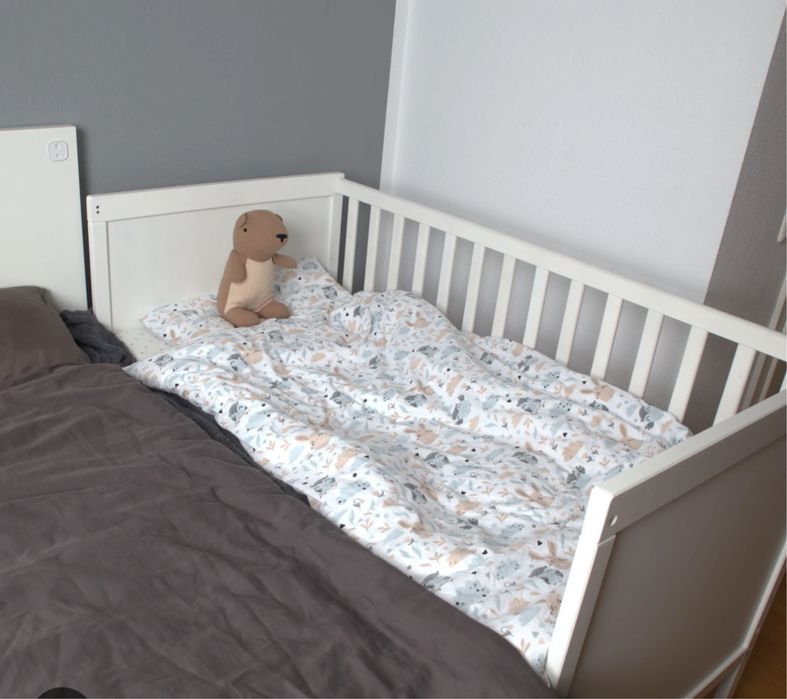 SUNDVIK бебешко креватче, 60x120 см, бяло