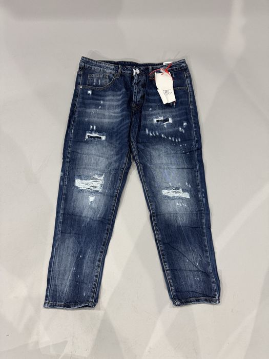 Blugi Albastru Rupti