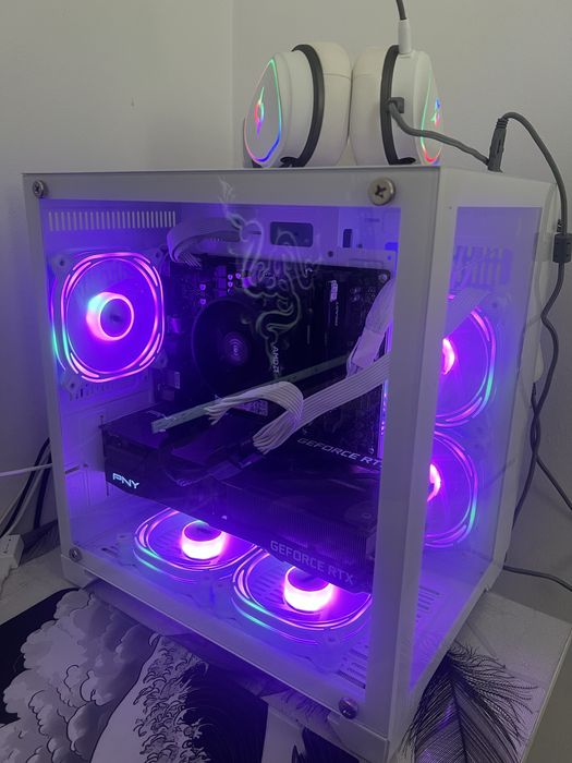 PC Gaming Performant Rtx 3070 TI +Perificerice Montior Tastatura Mouse