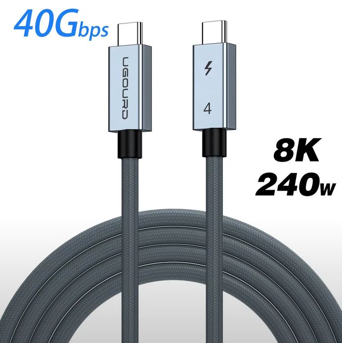 Кабель Thunderbolt 4 / USB4 / 240W 40Gbps
