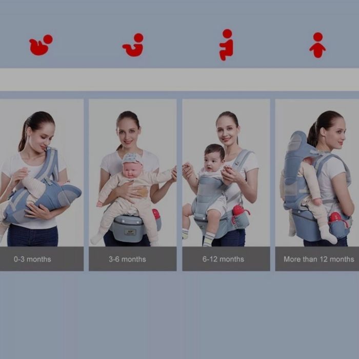 Люкс эрго хипсит рюкзак кенгуру