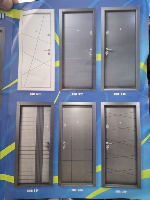 Ușa  Metalica de apartament Exterior usi  cu montaj usi contra cost