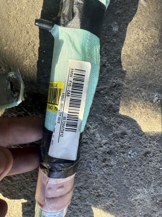 Завеса еърбег bmw x5 f15 x6 f16 airbag бегове за таван възглавници