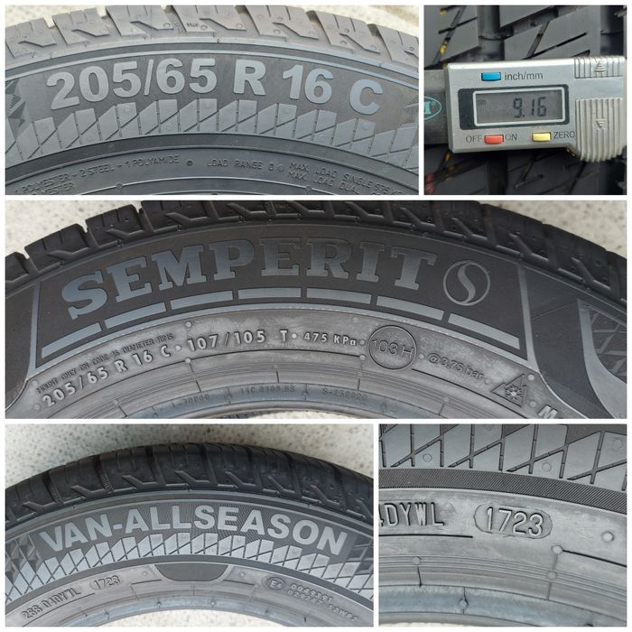 O bucată 205/65 R16C M+S iarnă - una Semperit Goodyear Pirelli