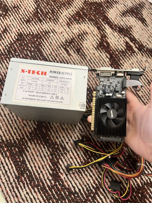 VideoKarta210 +Blok pitanya 450wat sotiladi