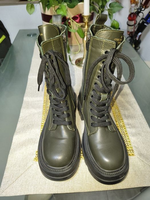 Bocanci Louis Vuitton piele naturala