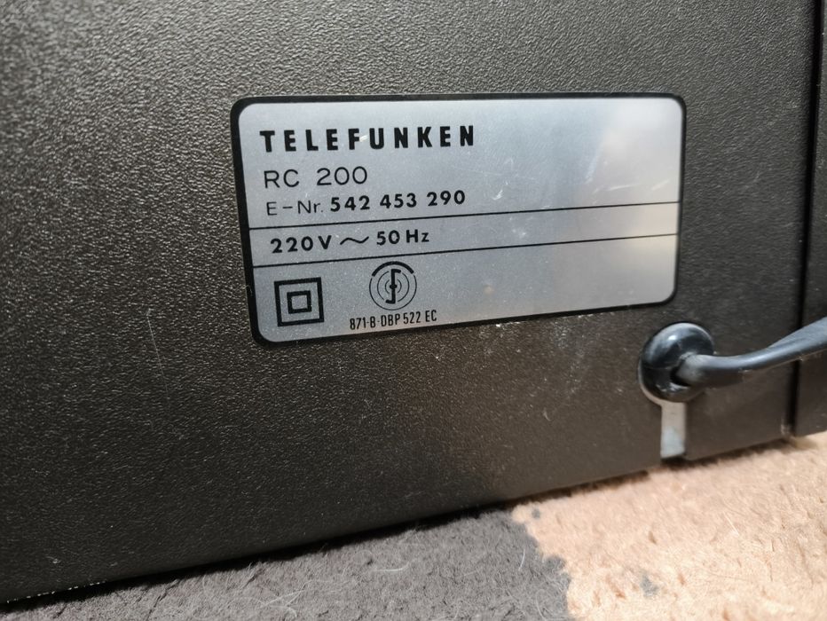 Deck Telefunken RC 200