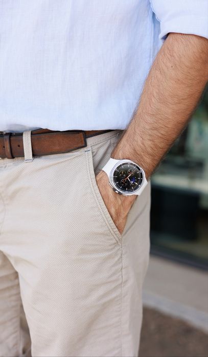 НОВ!!! Смарт часовник Samsung Galaxy Watch 8 Classic, 46mm LTE, White