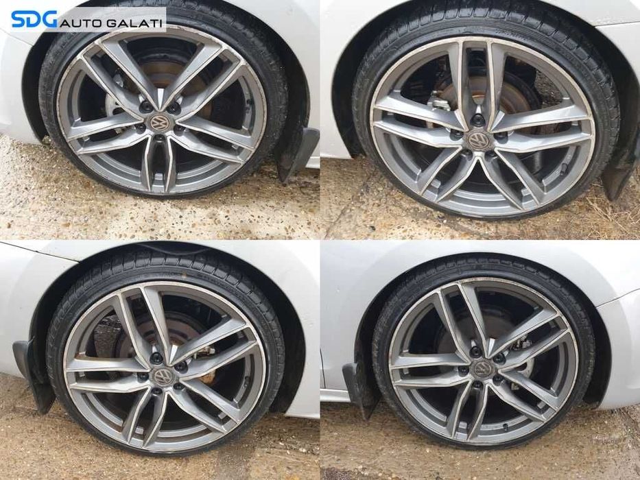 Set 4 Jante Roti Aliaj cu Anvelope Noi 2020 225 35 19 R19 5x112 VW Passat B5 1997 - 2001 Cod sdgb28