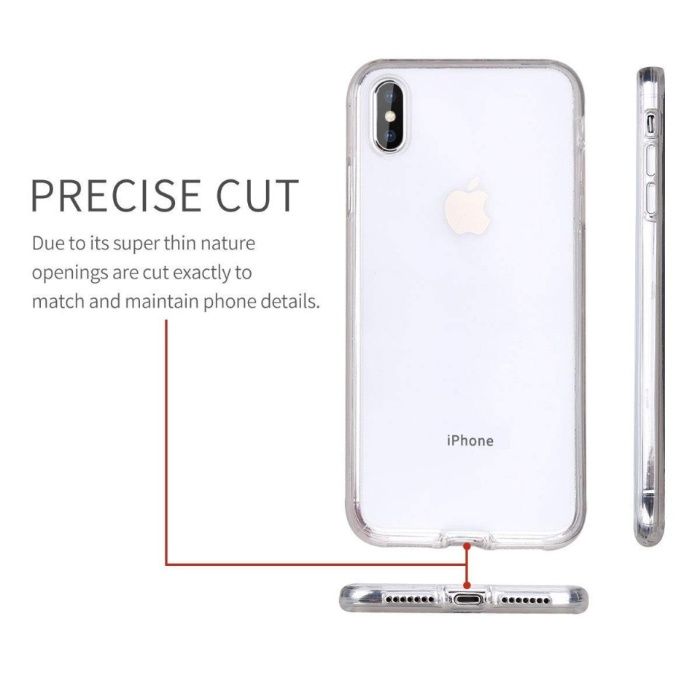 Husa Apple iPhone X, FullBody ultra slim silicon TPU , acoperire 360