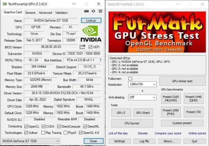 GEIL GEforce GT 1030