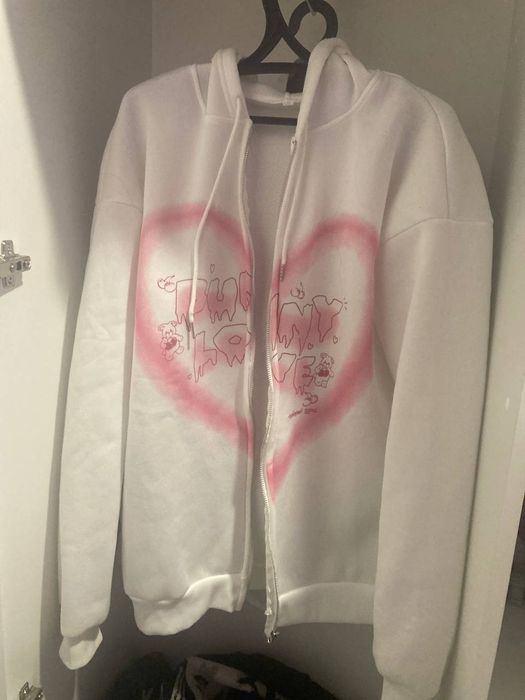 оверсайз зип-худи женское