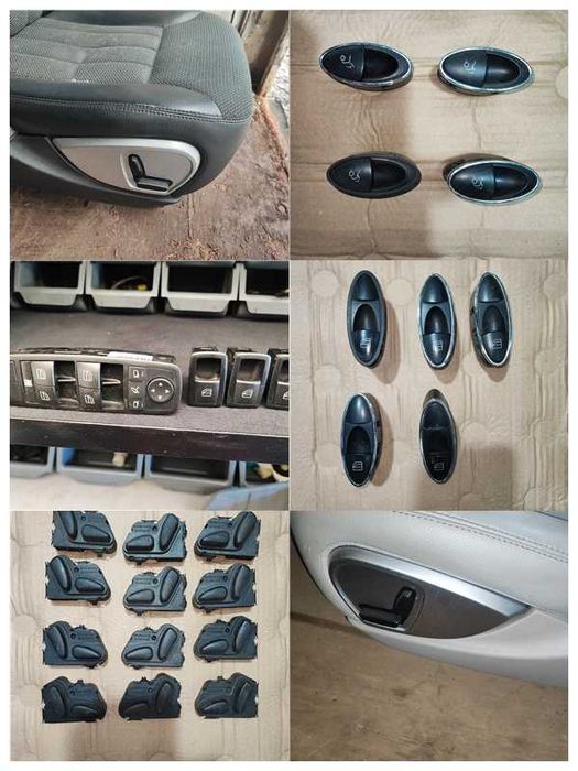 Бутони и конзоли за седалки, аербеци кори багажници и др.  от Мерцедес