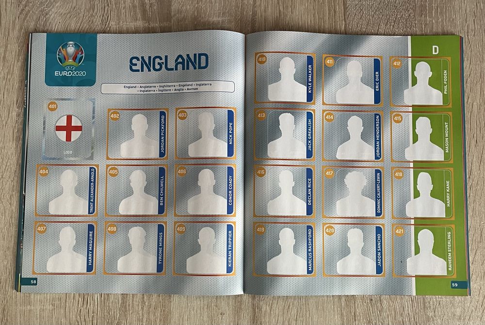 Album Euro 2020 Tournament Edition Panini
