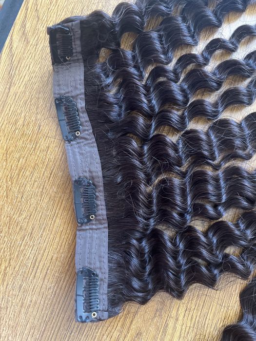 Extensii clip par cret natural saten inchis