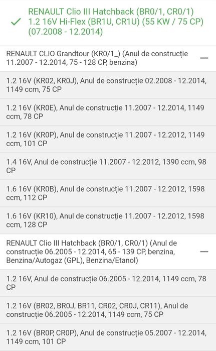 Pompa de benzina DELPHI  pentru multe modele din gama Renault