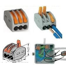 Conector 3 WAGO Regleta WAGO Reglete WAGO Conector Mufa WAGO