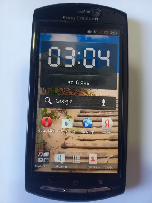 Sony Ericsson MT15i. Ишлайди. Работает