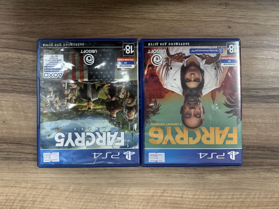В наличии диски для PlayStation 4 Far Cry 5, Far Cry 6