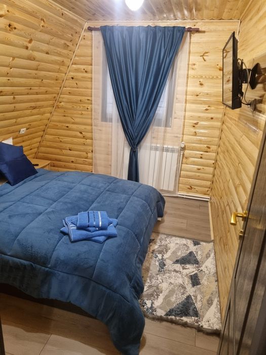 Căsuțe tip A cabana la munte cu ciubar