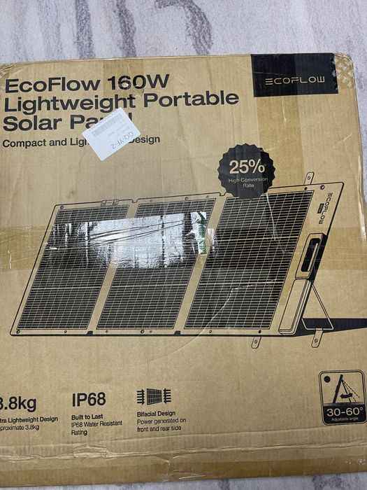 Ecoflow солнечная панель 160w gen3 (новая)