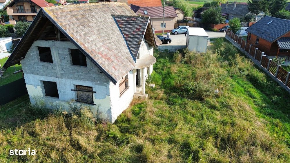 Casa la rosu Lunca Calnicului ,Prejmer,Brasov, teren 1000 mp.
