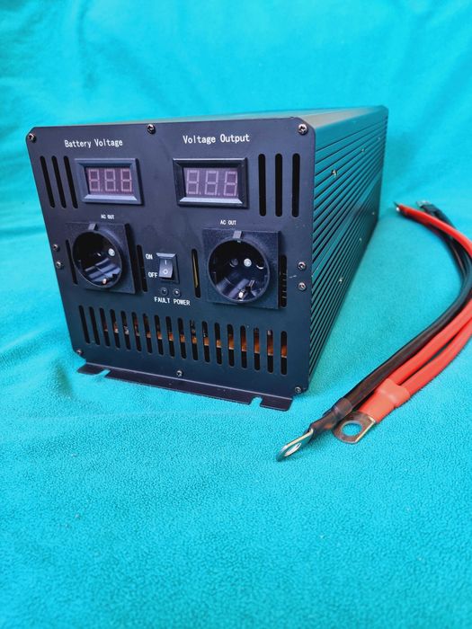 ПРОМО Инвертор Пълна синусоида 6000w / 12000w 24v - 220v 6000 w