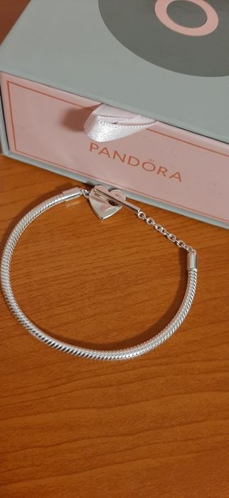 Bratara Pandora tip lant clasic in forma T originala