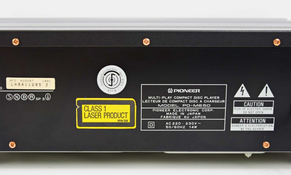 CD Player Pioneer PD-M 650