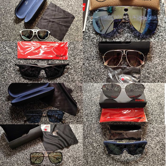 Нови мъжки Топ Слънчеви очила Carrera Hugo Boss Ray-Ban