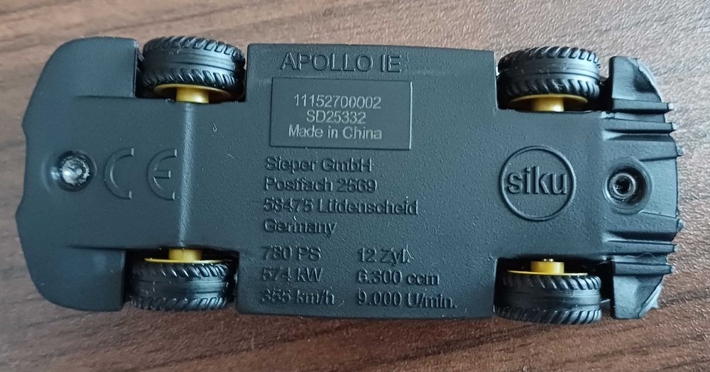 Fast and Furious 9 -Masinuta metalica Apollo IE