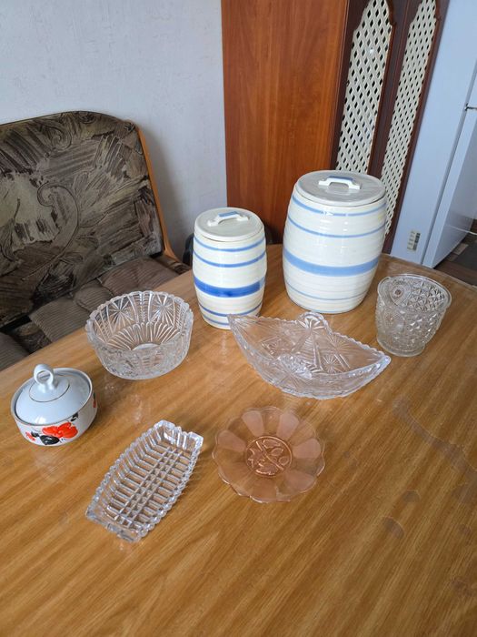 СССР посуда хрусталь салатница сахарница ёмкости керамика