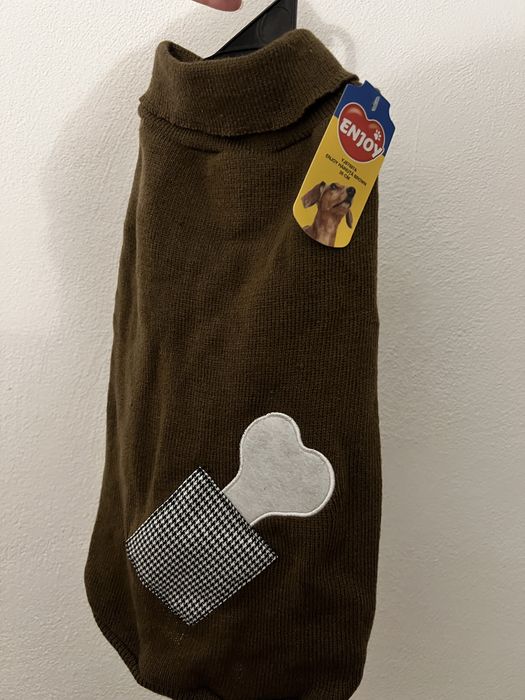 Vand hăinuță brown pantru caini 35cm noua cu eticheta