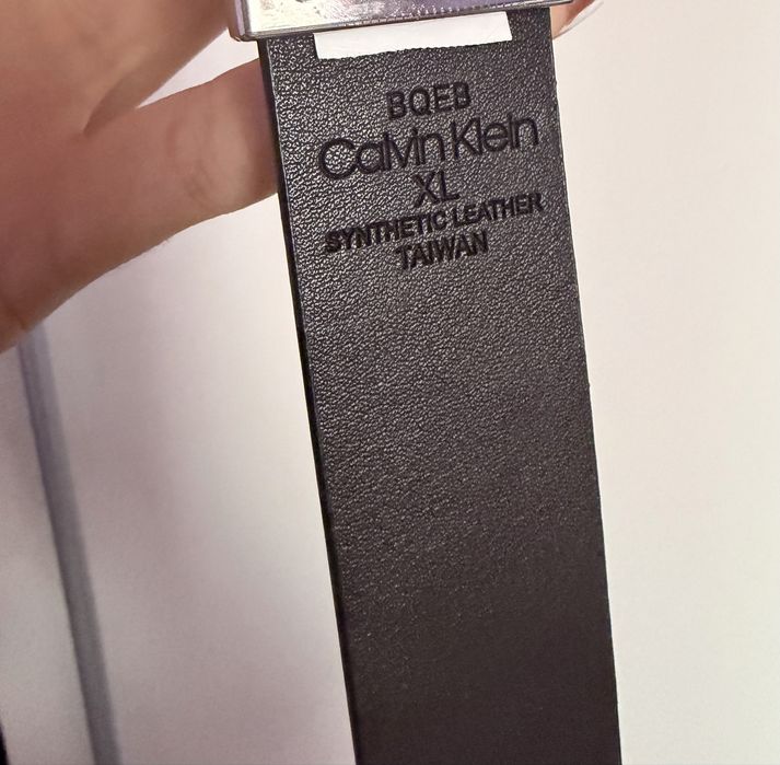 Черен колан Calvin Klein