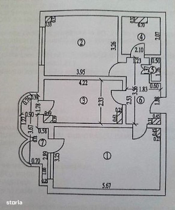 Apartament cu 2 camere in I. C. Frimu