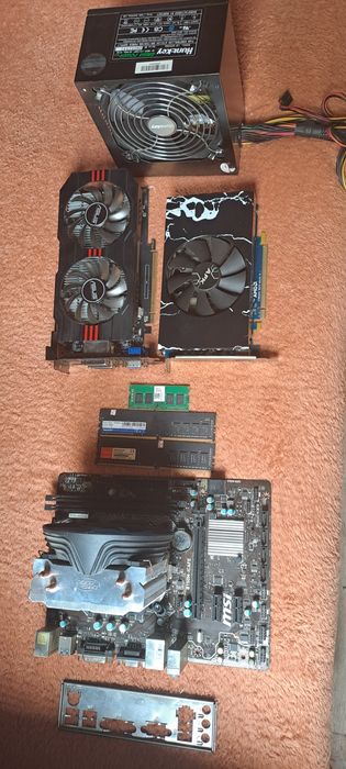 Продам комплектующие для  пк i5 6400 и тд