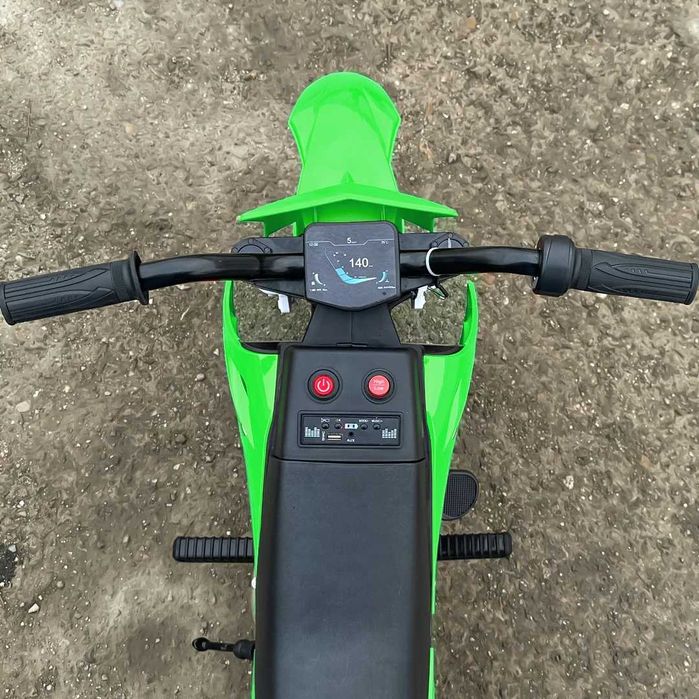 Motocicleta electrica pt. copii Kinderauto BalanceBike 350W 24V Green
