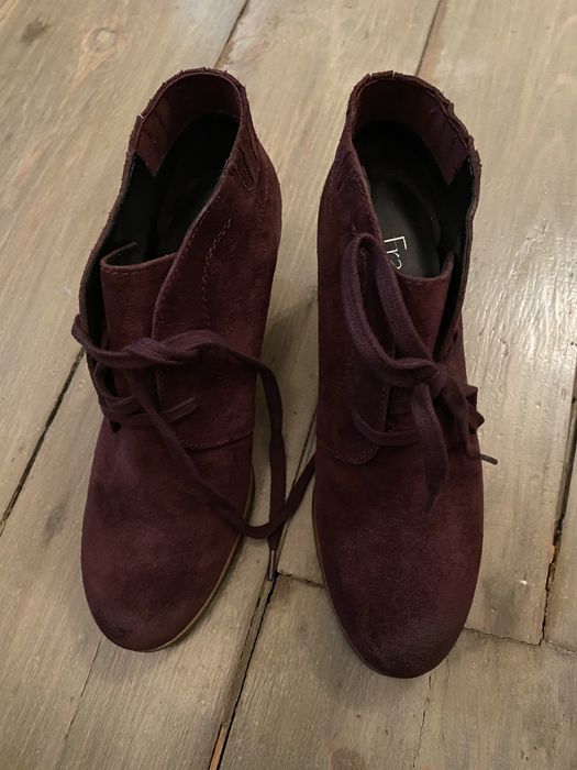 Ботинки размер 37. Замша натуральная