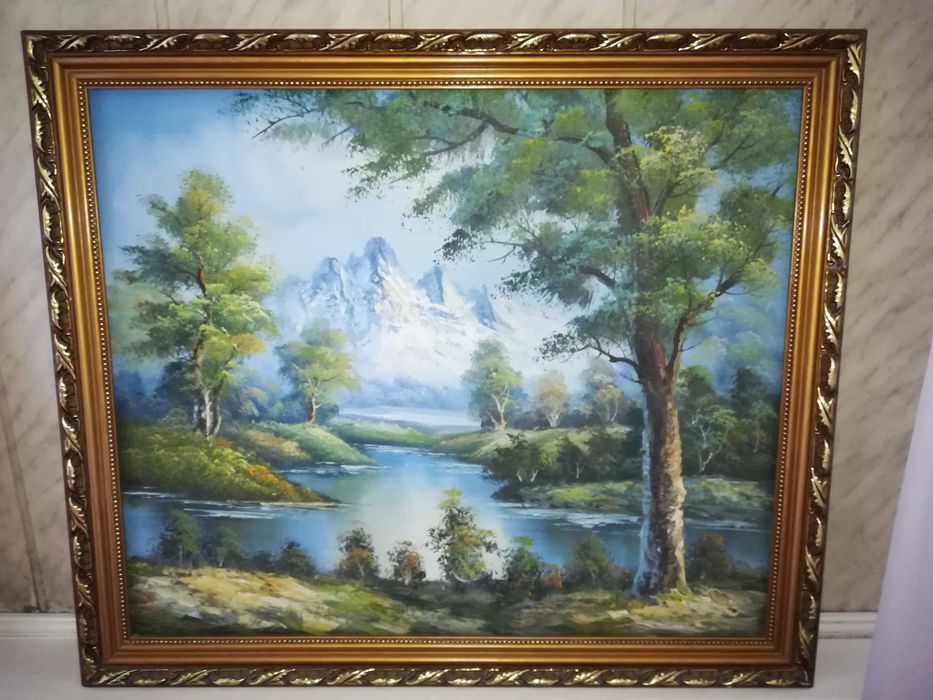 Картина холст масло большая