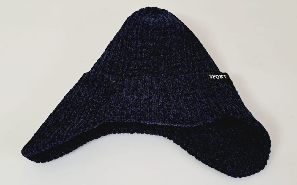 Шапка - бомбер  Зима