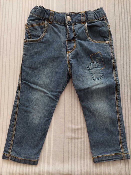 Дънки за момче-Zara и Boboli,9-12м.(80см),без забележки